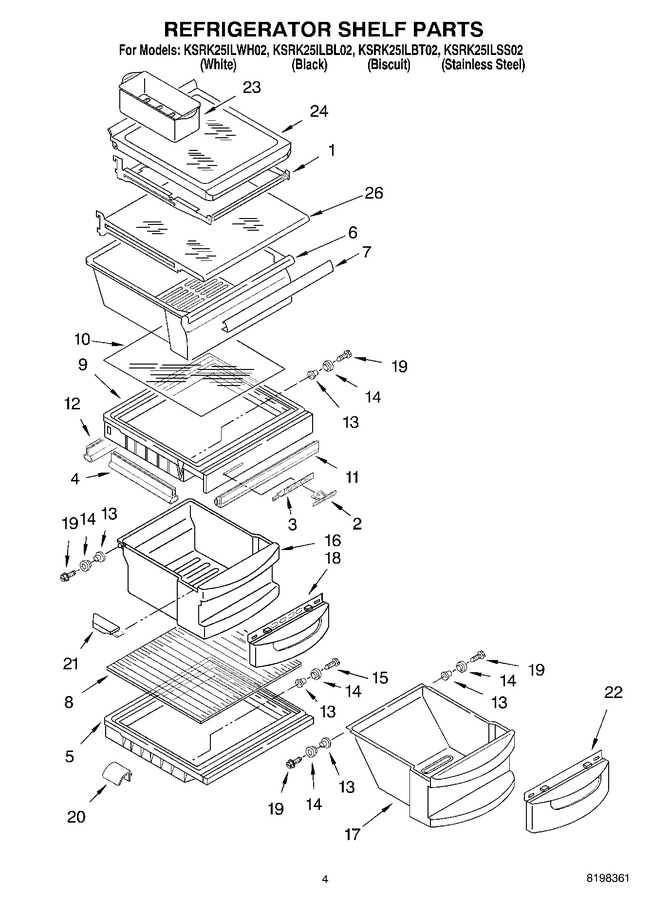 Diagram for KSRK25ILBL02