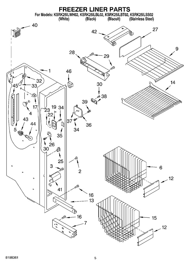 Diagram for KSRK25ILBL02