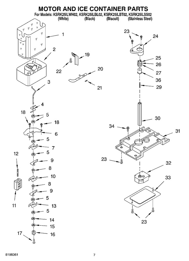 Diagram for KSRK25ILWH02