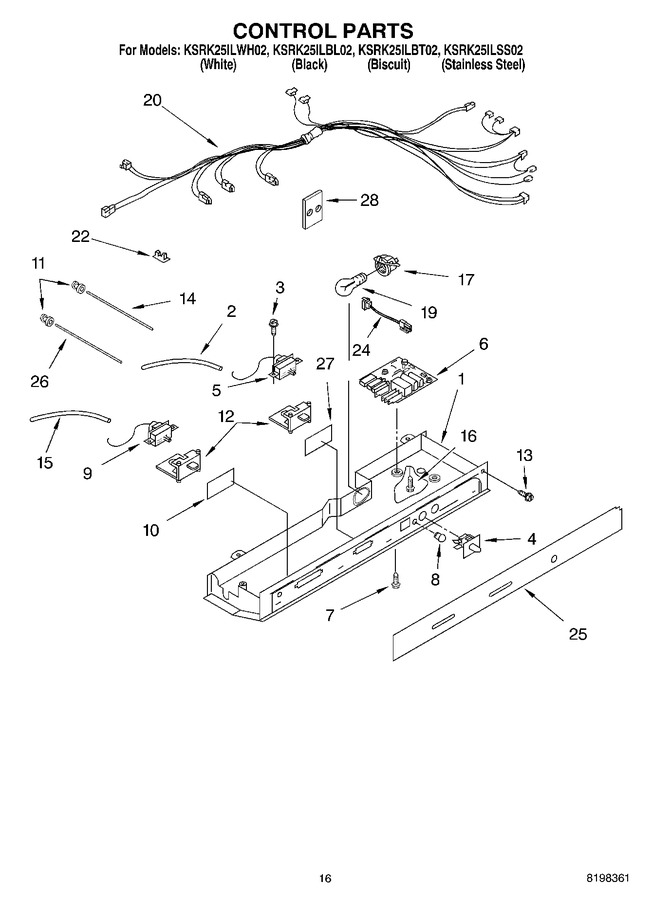 Diagram for KSRK25ILBL02