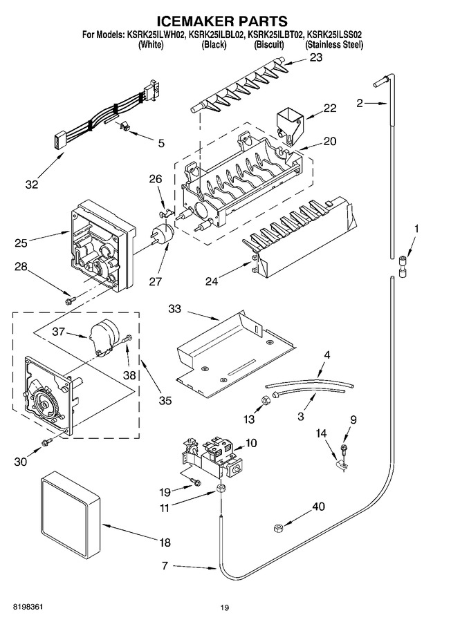 Diagram for KSRK25ILBL02