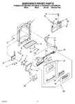 Diagram for 08 - Dispenser Front Parts