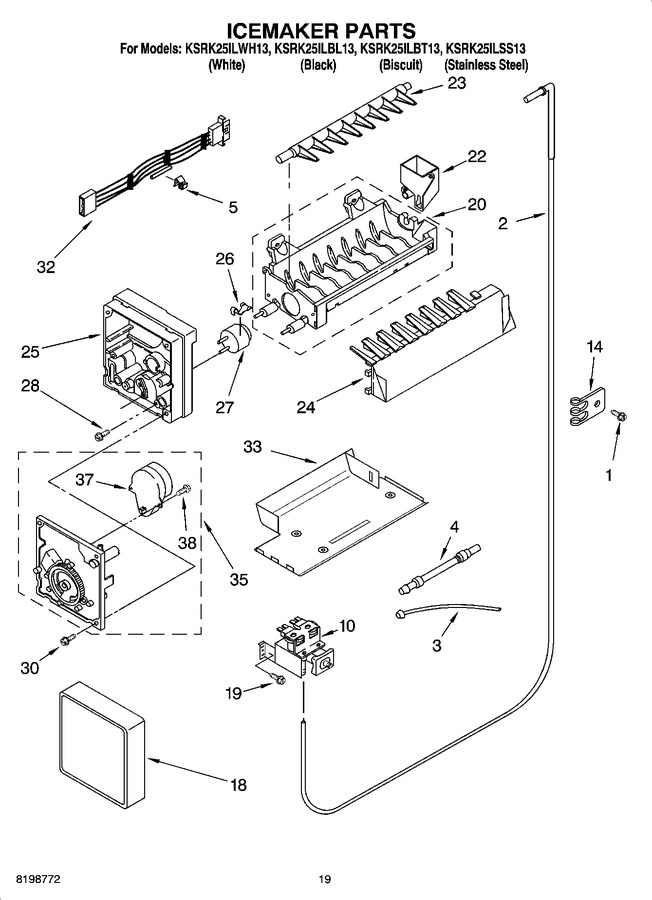 Diagram for KSRK25ILBT13