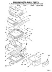 Diagram for 03 - Refrigerator Shelf Parts