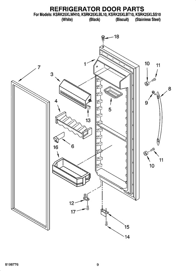 Diagram for KSRK25XLBT10