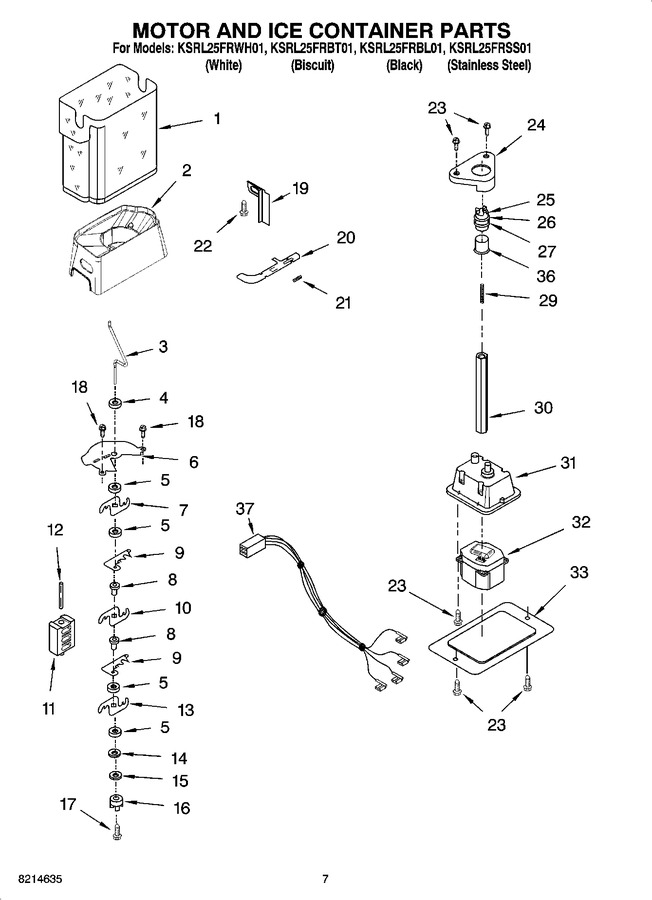 Diagram for KSRL25FRBL01