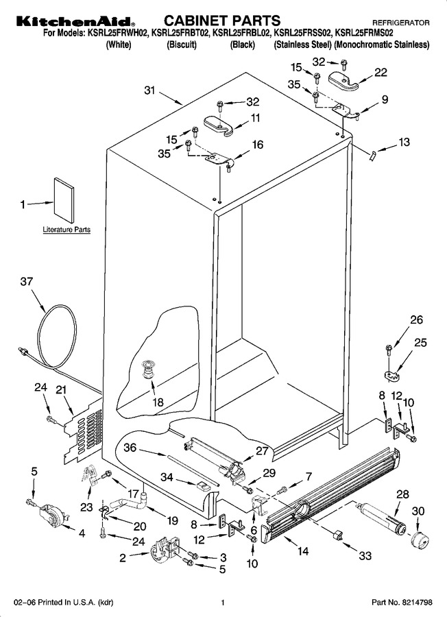 Diagram for KSRL25FRSS02