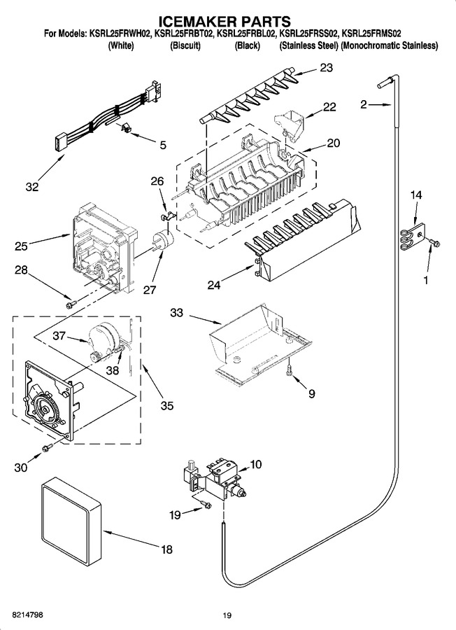 Diagram for KSRL25FRBL02