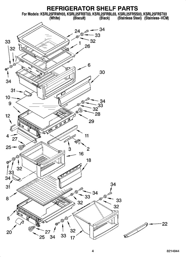 Diagram for KSRL25FRBL03