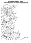 Diagram for 03 - Refrigerator Shelf Parts