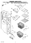 Diagram for 04 - Freezer Liner Parts