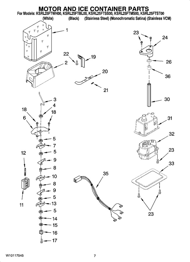 Diagram for KSRL25FTBL00