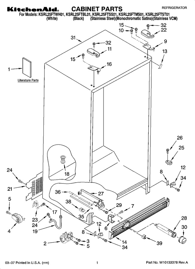 Diagram for KSRL25FTSS01