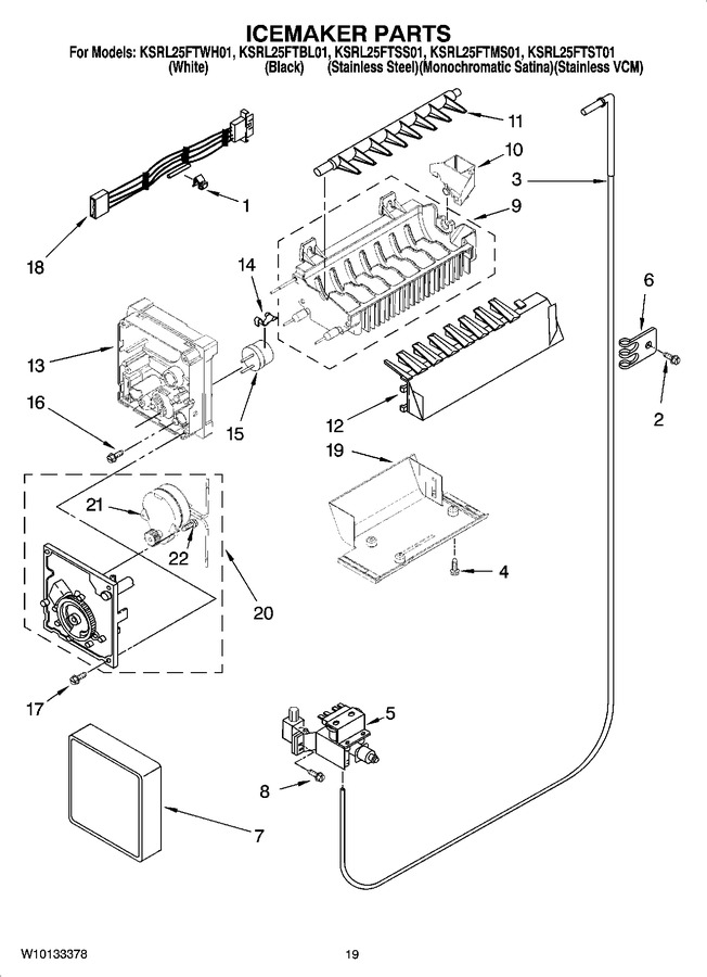 Diagram for KSRL25FTWH01