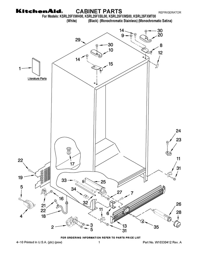 Diagram for KSRL25FXMT00