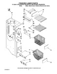 Diagram for 04 - Freezer Liner Parts