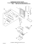 Diagram for 08 - Dispenser Front Parts