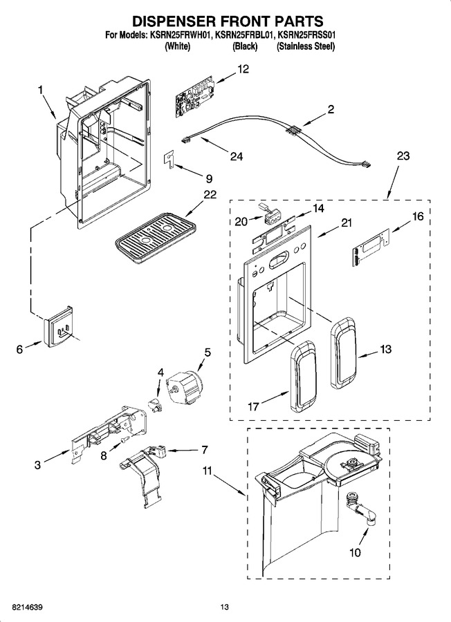 Diagram for KSRN25FRWH01