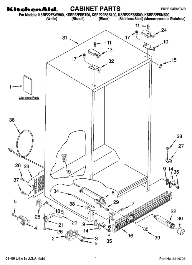 Diagram for KSRP22FSBL00