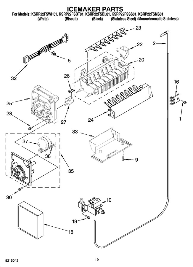 Diagram for KSRP22FSWH01