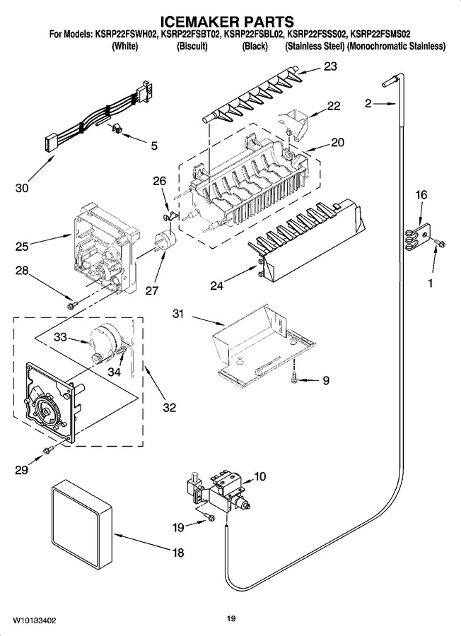 Diagram for KSRP22FSBL02