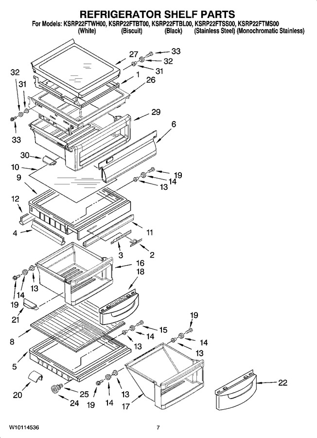 Diagram for KSRP22FTSS00