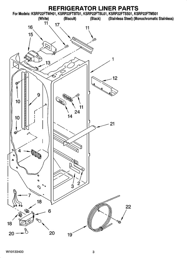 Diagram for KSRP22FTBL01