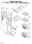 Diagram for 04 - Freezer Liner Parts