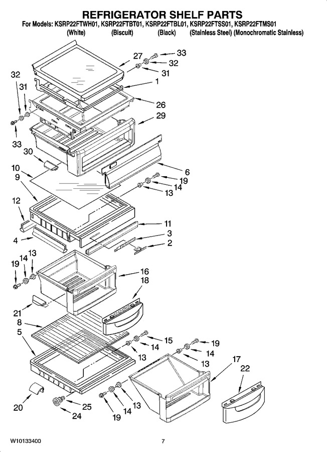 Diagram for KSRP22FTWH01