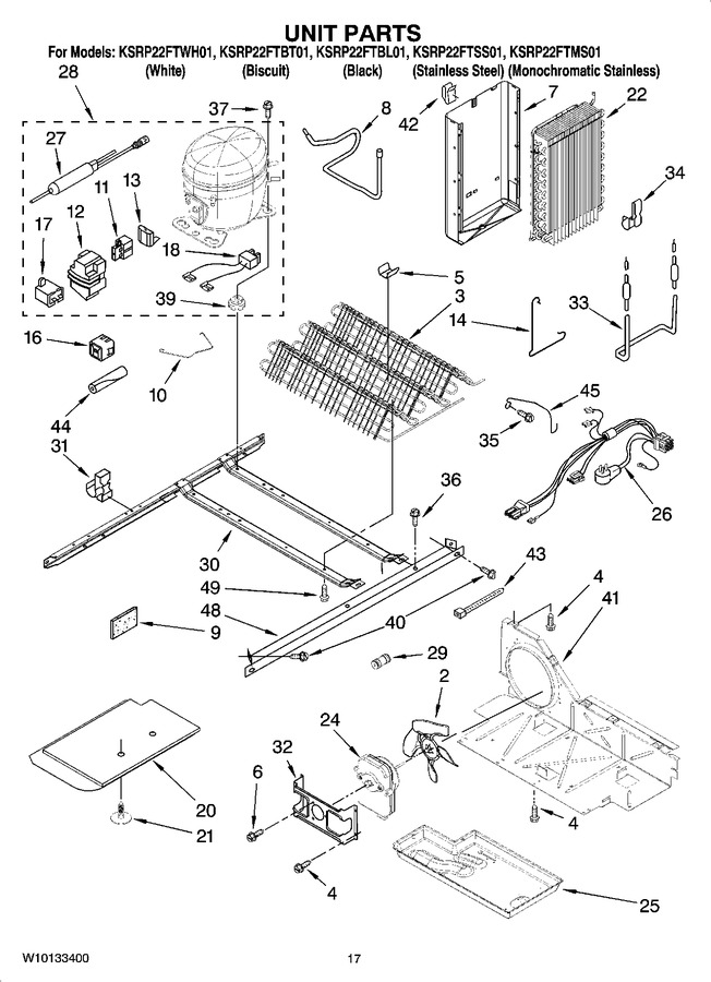 Diagram for KSRP22FTWH01