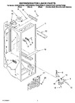 Diagram for 02 - Refrigerator Liner Parts