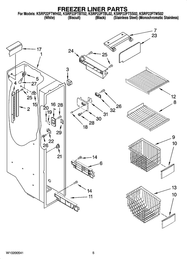 Diagram for KSRP22FTSS02