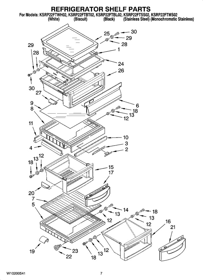 Diagram for KSRP22FTWH02