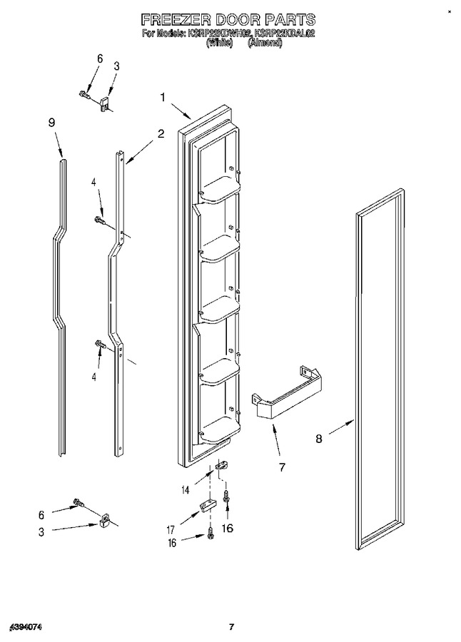 Diagram for KSRP22KDWH02