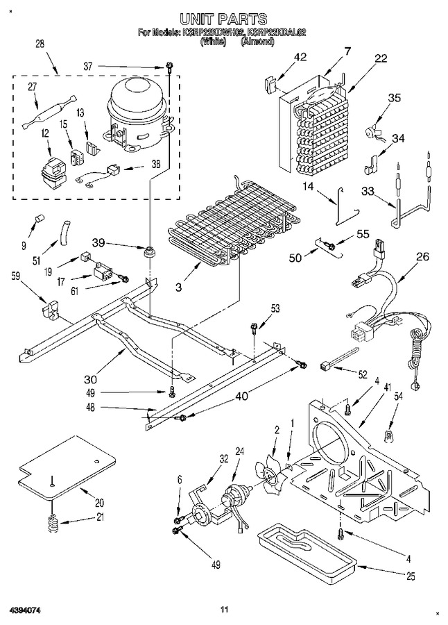 Diagram for KSRP22KDWH02