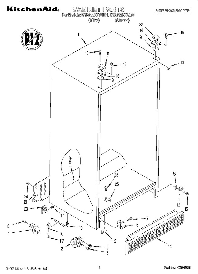 Diagram for KSRP22KFWH01