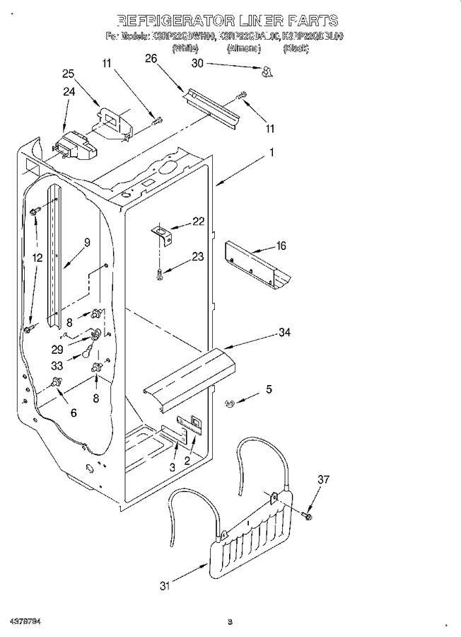 Diagram for KSRP22QDBL00