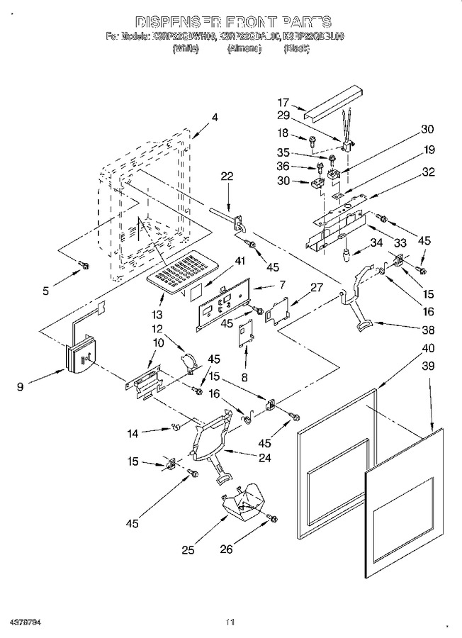 Diagram for KSRP22QDWH00