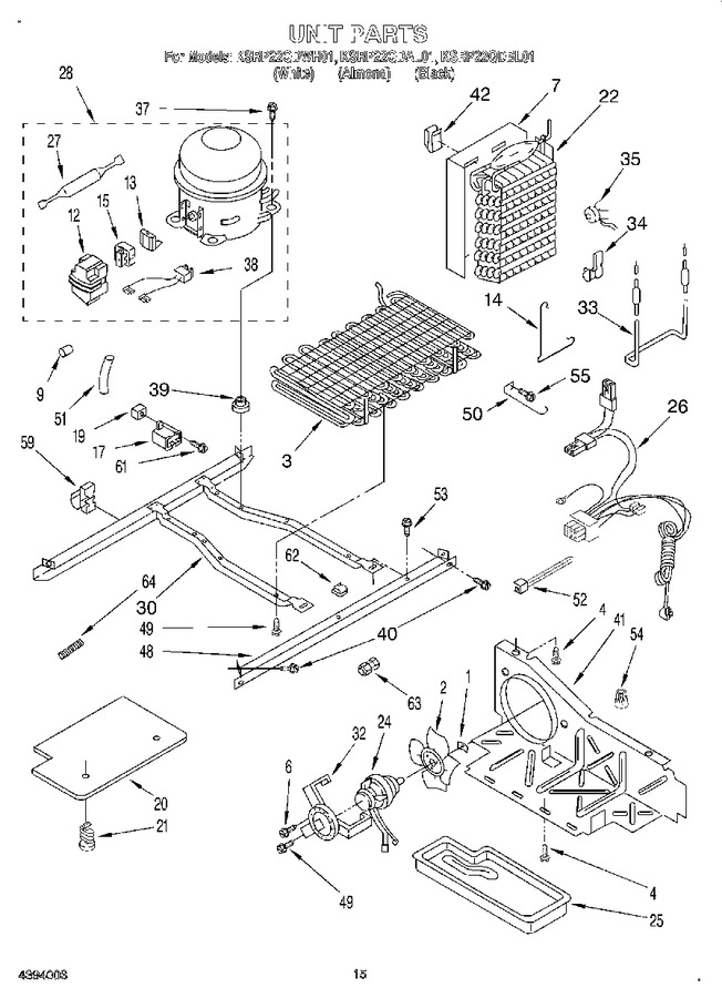 Diagram for KSRP22QDWH01