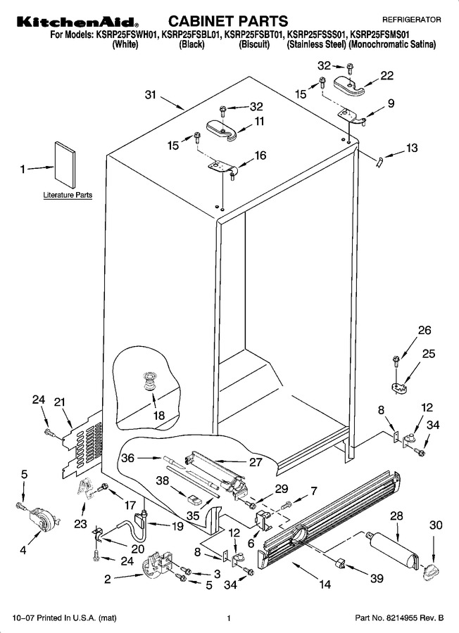 Diagram for KSRP25FSBT01