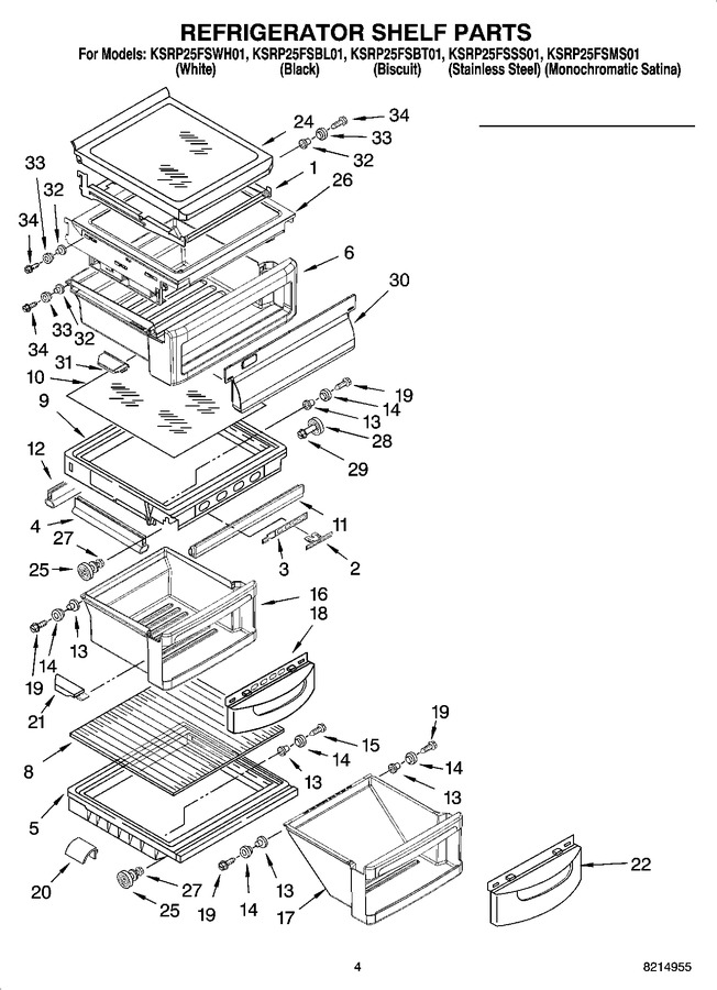 Diagram for KSRP25FSSS01