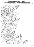 Diagram for 03 - Refrigerator Shelf Parts