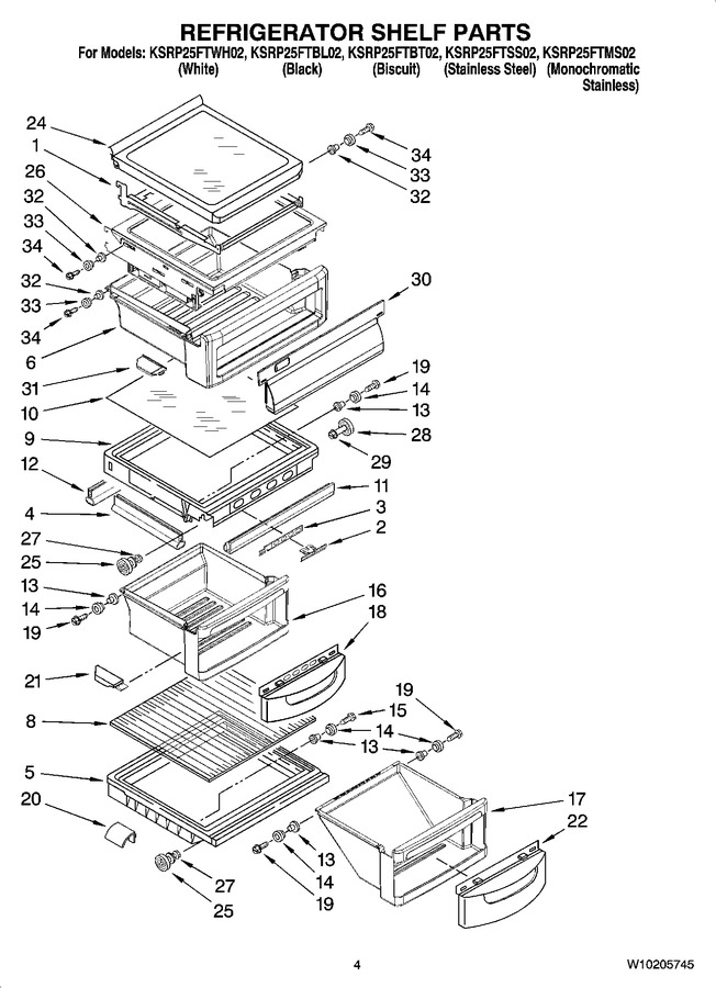 Diagram for KSRP25FTBL02