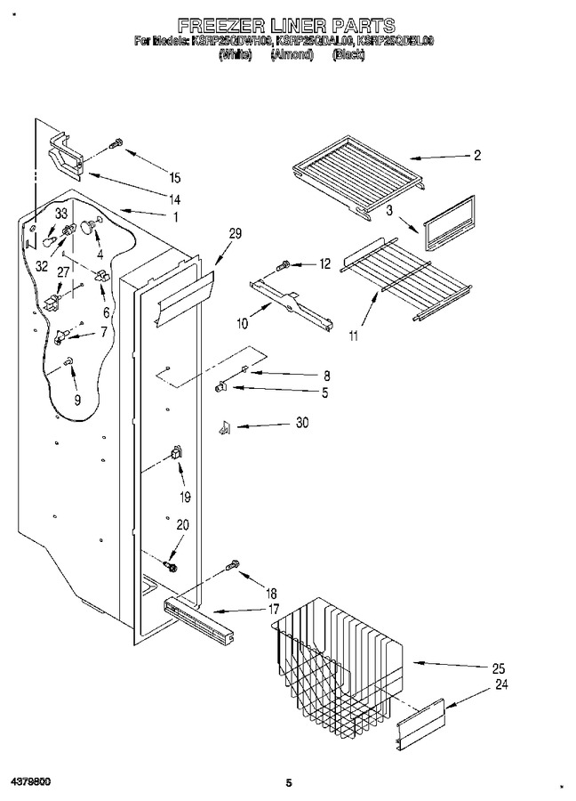 Diagram for KSRP25QDBL00