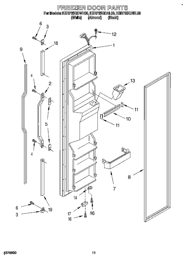 Diagram for KSRP25QDAL00