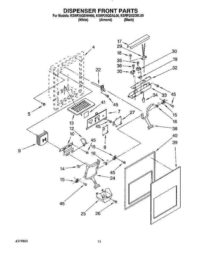 Diagram for KSRP25QDWH00