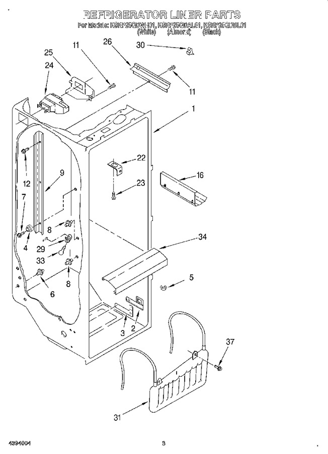 Diagram for KSRP25QDAL01