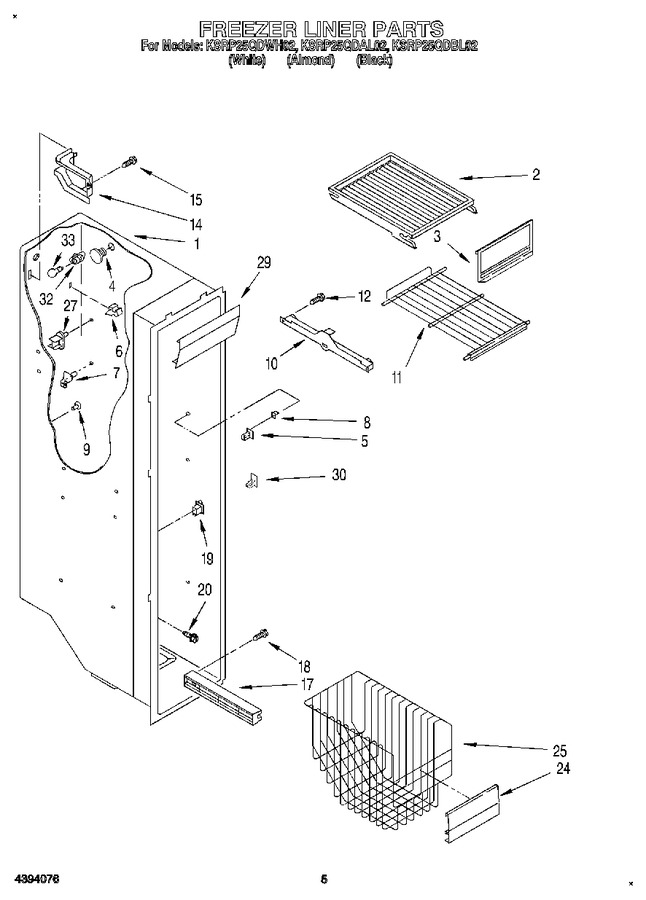 Diagram for KSRP25QDWH02