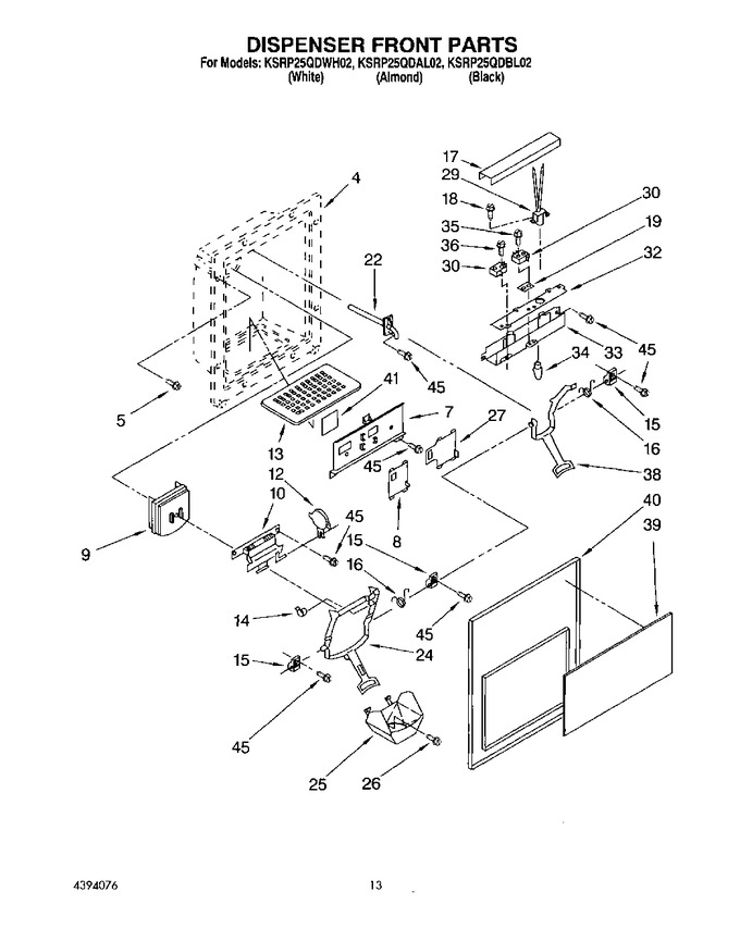 Diagram for KSRP25QDAL02