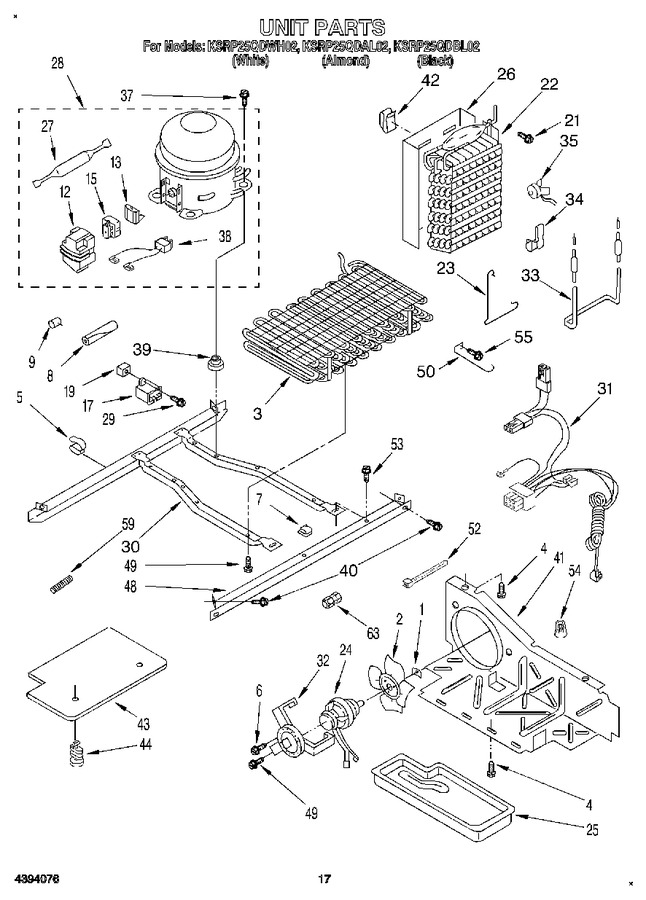 Diagram for KSRP25QDAL02